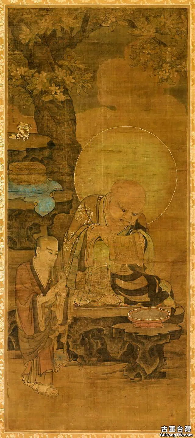 名畫｜南宋 金大受《十六羅漢圖》浙江佛畫期間最早的作品