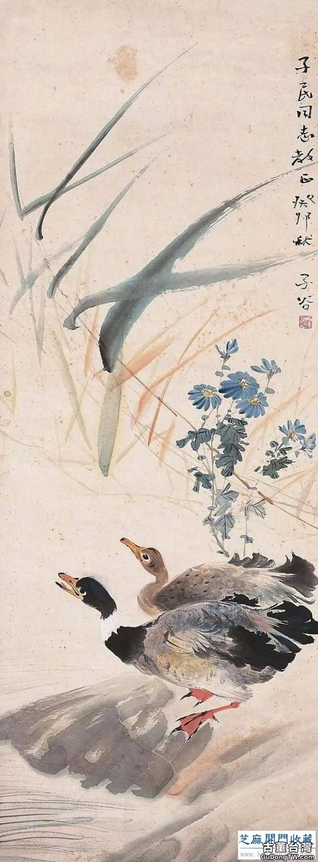 畫壇「金陵三傑」竹·鴿· 鶴作品欣賞，誰更勝一籌！