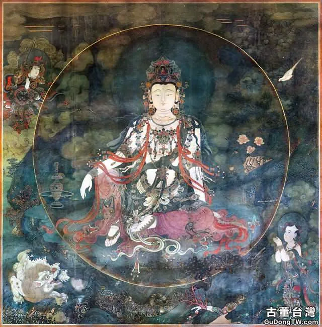法海寺壁畫《水月觀音圖》(共7張圖片)-古董台灣
