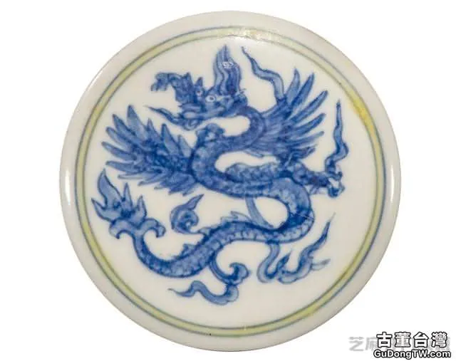成化 斗彩應龍紋天字罐