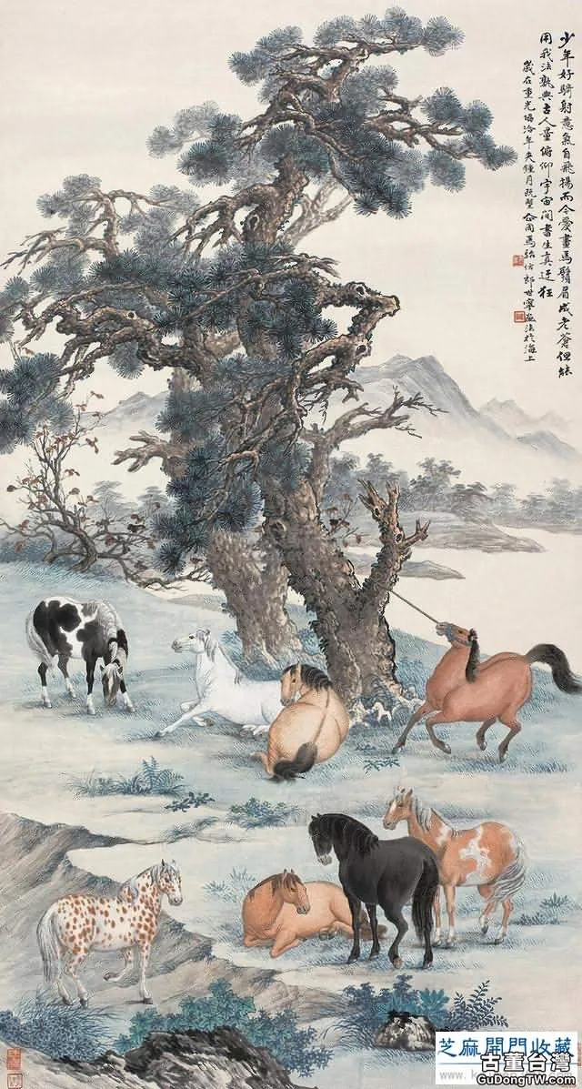 於畫無不能，詩書畫並稱「三絕」——馬駘