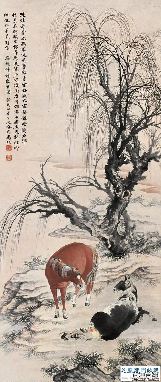 於畫無不能，詩書畫並稱「三絕」——馬駘