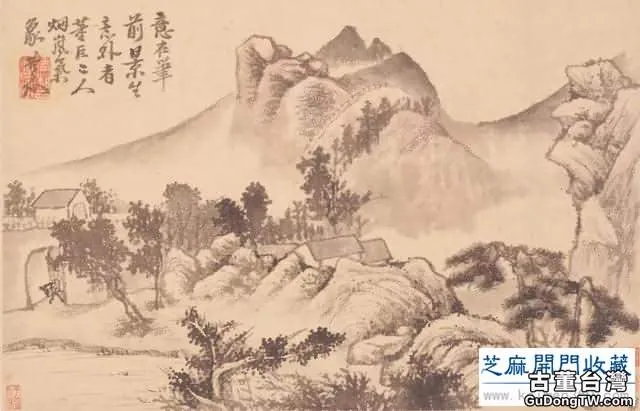 賞畫|上海博物館藏 石濤《山水花卉冊》