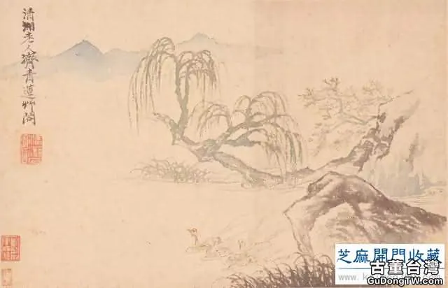 賞畫|上海博物館藏 石濤《山水花卉冊》