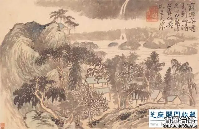 賞畫|上海博物館藏 石濤《山水花卉冊》