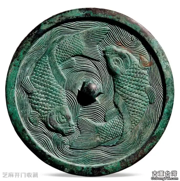 金代雙魚銅鏡價格