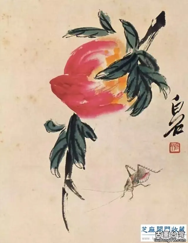 齊白石草蟲圖200張，他把草蟲畫活了