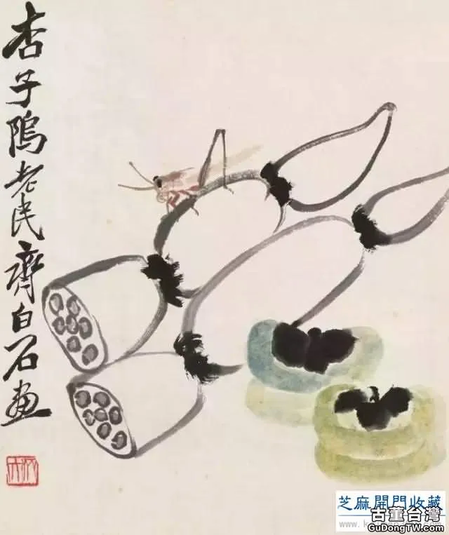 齊白石草蟲圖200張，他把草蟲畫活了
