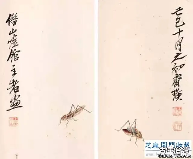 齊白石草蟲圖200張，他把草蟲畫活了