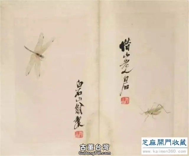 齊白石草蟲圖200張，他把草蟲畫活了