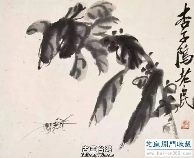 齊白石草蟲圖200張，他把草蟲畫活了