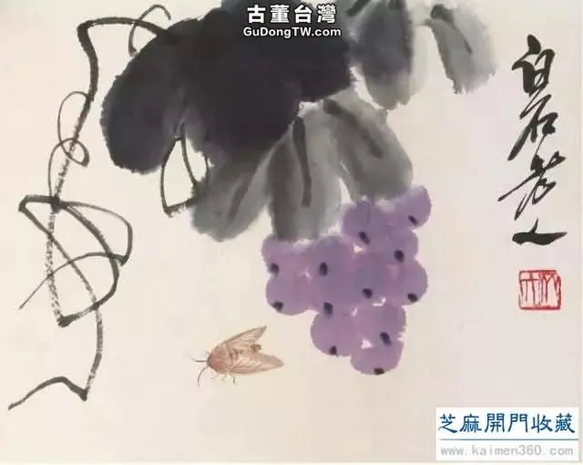 齊白石草蟲圖200張，他把草蟲畫活了