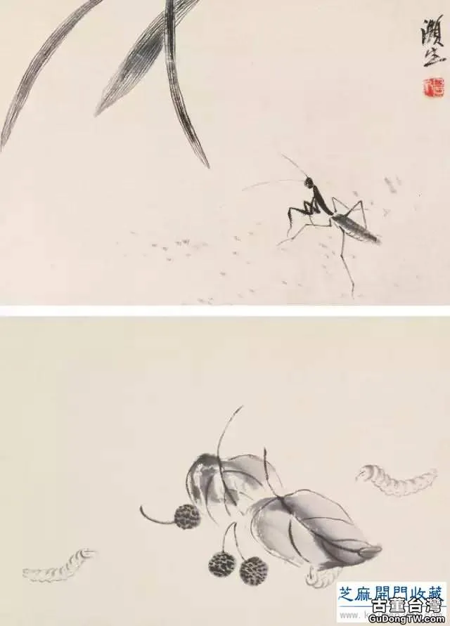 齊白石草蟲圖200張，他把草蟲畫活了