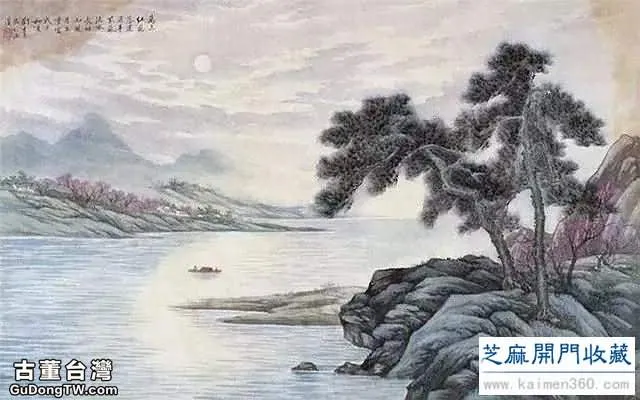 陶冷月山水精品50幅，月色撩人！