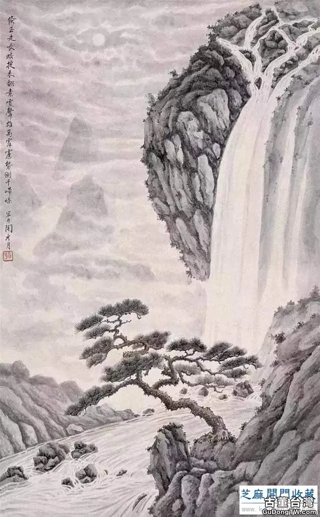 陶冷月山水精品50幅，月色撩人！