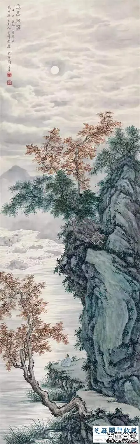 陶冷月山水精品50幅，月色撩人！