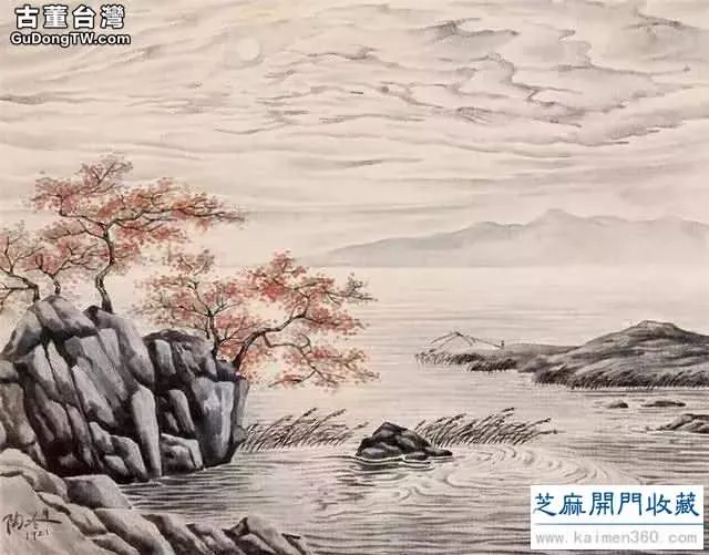 陶冷月山水精品50幅，月色撩人！