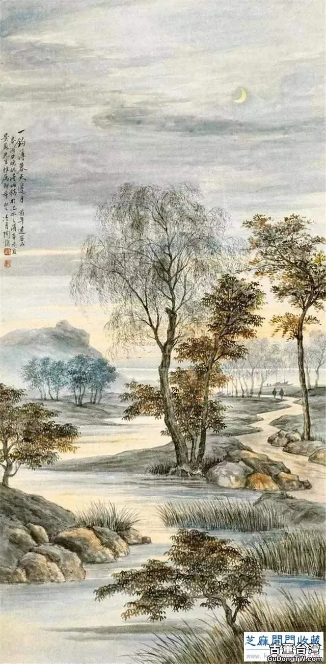 陶冷月山水精品50幅，月色撩人！