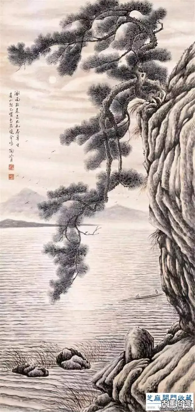 陶冷月山水精品50幅，月色撩人！