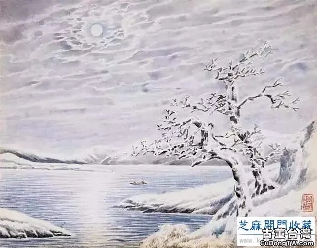 陶冷月山水精品50幅，月色撩人！