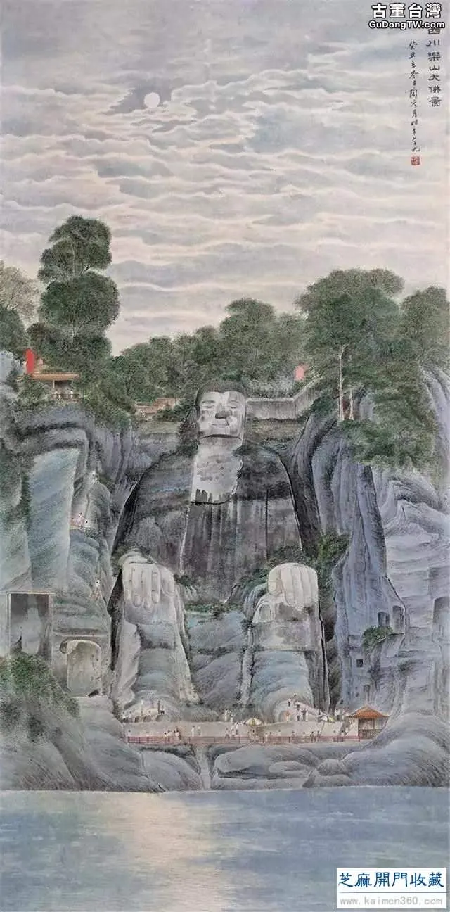 陶冷月山水精品50幅，月色撩人！