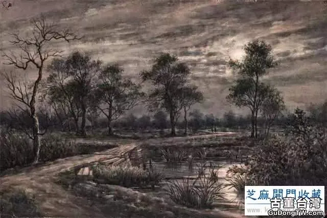 陶冷月山水精品50幅，月色撩人！