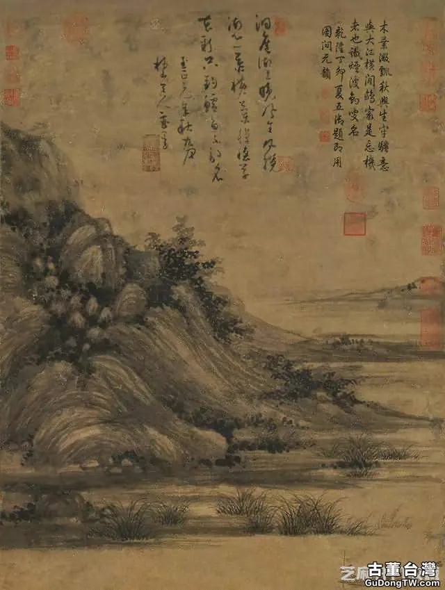 不容錯過的中國名畫——元·吳鎮《洞庭漁隱圖》
