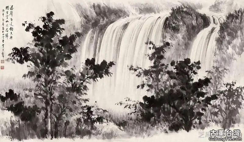 黃君璧 史上第一位租用直升機看瀑布的大畫家