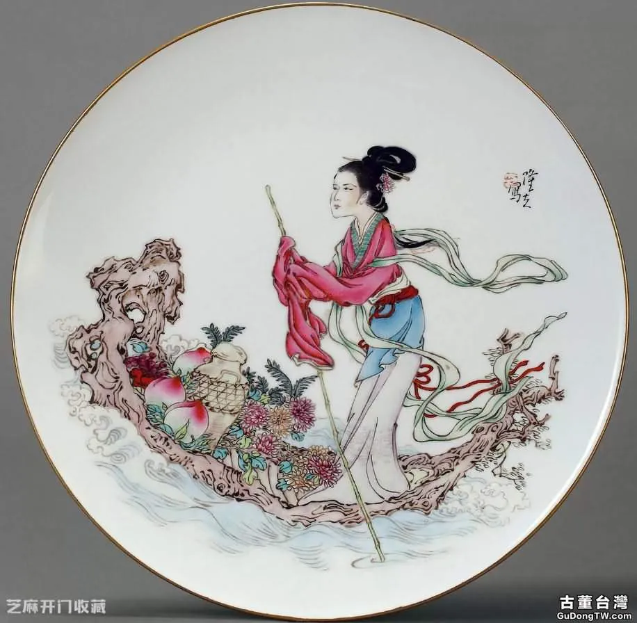 麻姑獻壽粉彩瓷器圖片及拍賣成交價格