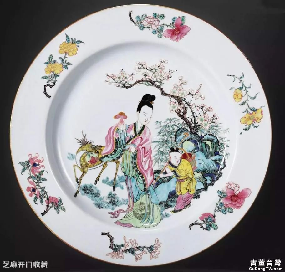 麻姑獻壽粉彩瓷器圖片及拍賣成交價格