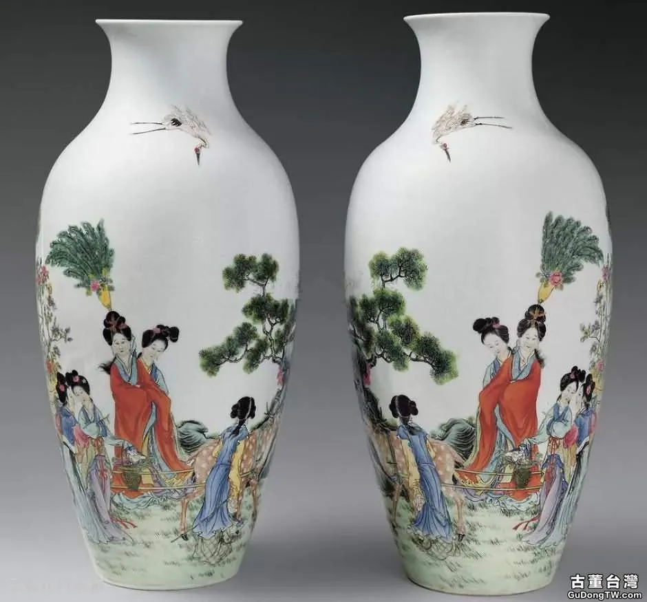 麻姑獻壽粉彩瓷器圖片及拍賣成交價格