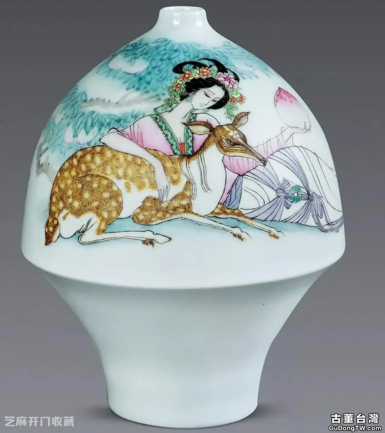 麻姑獻壽粉彩瓷器圖片及拍賣成交價格