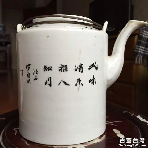 分享陶瓷桃花美女茶具製作陶藝