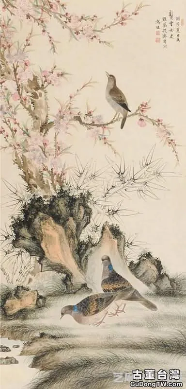 當代名家豎幅山水畫圖片欣賞