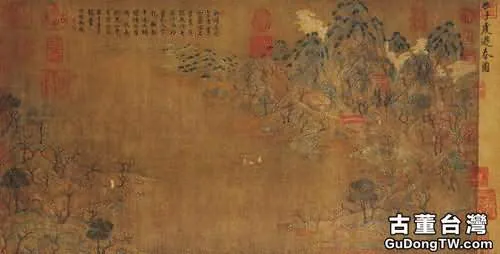 中國第一部山水畫：隋代展子虔的《游春圖》