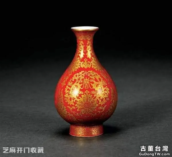 嘉慶礬紅彩瓷器特徵
