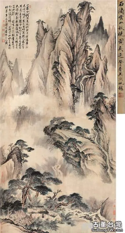  清代畫家石濤山水卷破億 其畫作魅力何在
