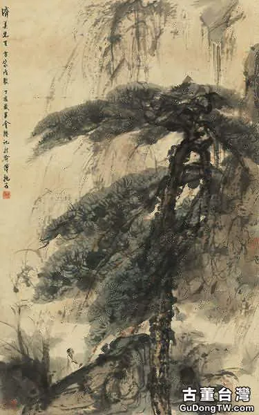 傅抱石經典人物畫，用生命創作的藝術品總是驚心動魄