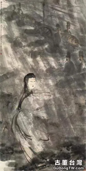 傅抱石經典人物畫，用生命創作的藝術品總是驚心動魄