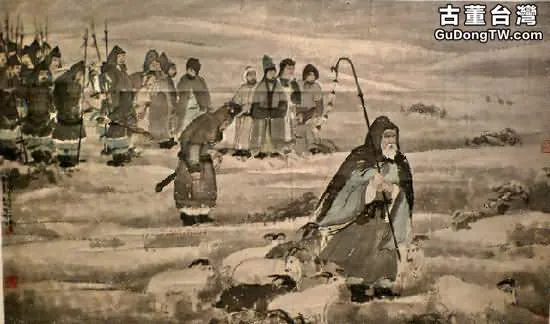 傅抱石經典人物畫，用生命創作的藝術品總是驚心動魄