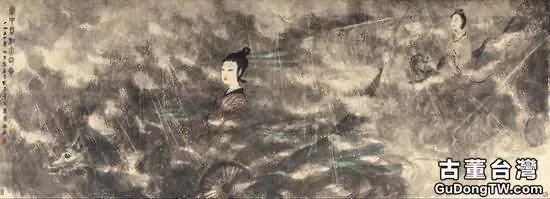 傅抱石經典人物畫，用生命創作的藝術品總是驚心動魄