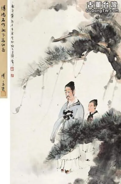 傅抱石經典人物畫，用生命創作的藝術品總是驚心動魄