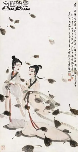 傅抱石經典人物畫，用生命創作的藝術品總是驚心動魄
