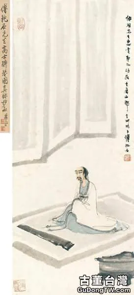 傅抱石經典人物畫，用生命創作的藝術品總是驚心動魄
