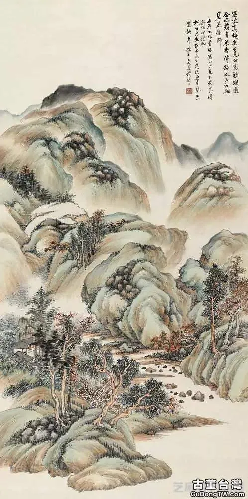 江南四吳之吳子深國畫作品