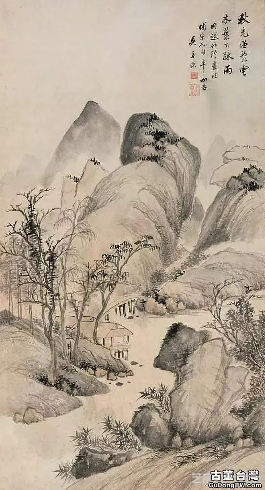 江南四吳之吳子深國畫作品