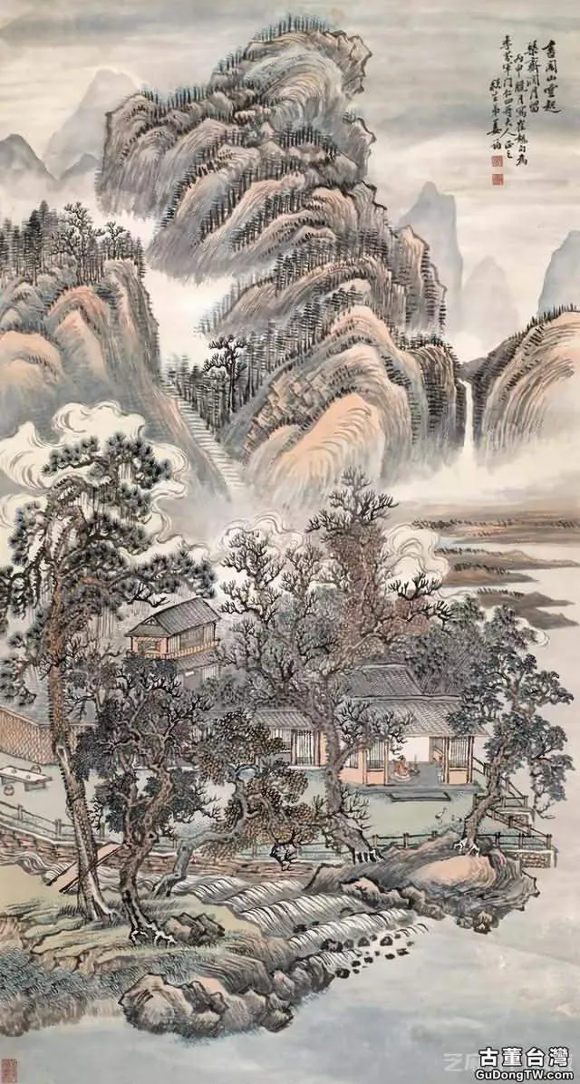江南四吳之吳子深國畫作品