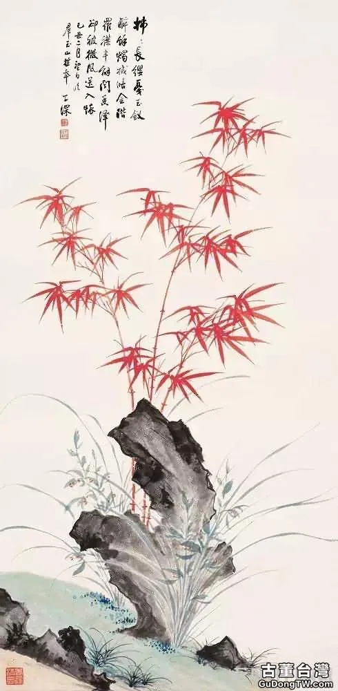 江南四吳之吳子深國畫作品