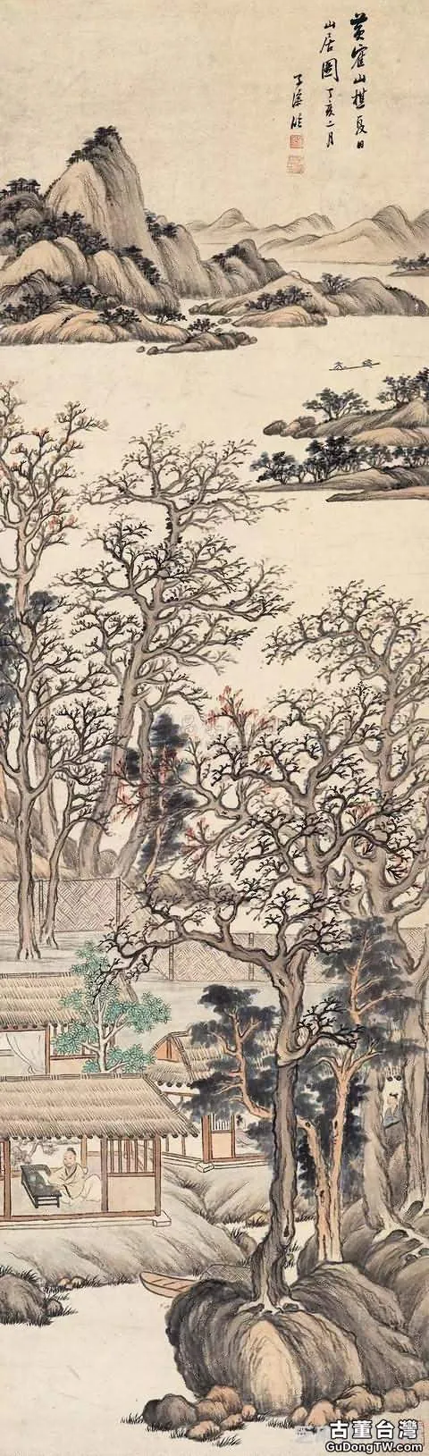 江南四吳之吳子深國畫作品