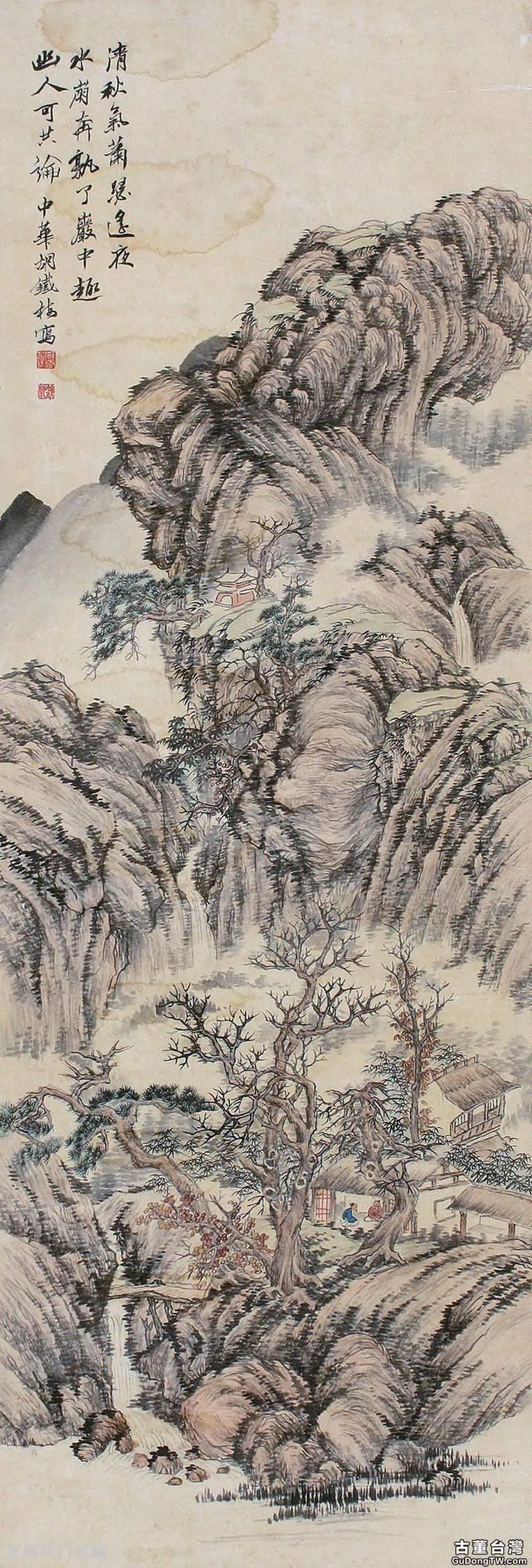 清代胡鐵梅畫拍賣價及圖片